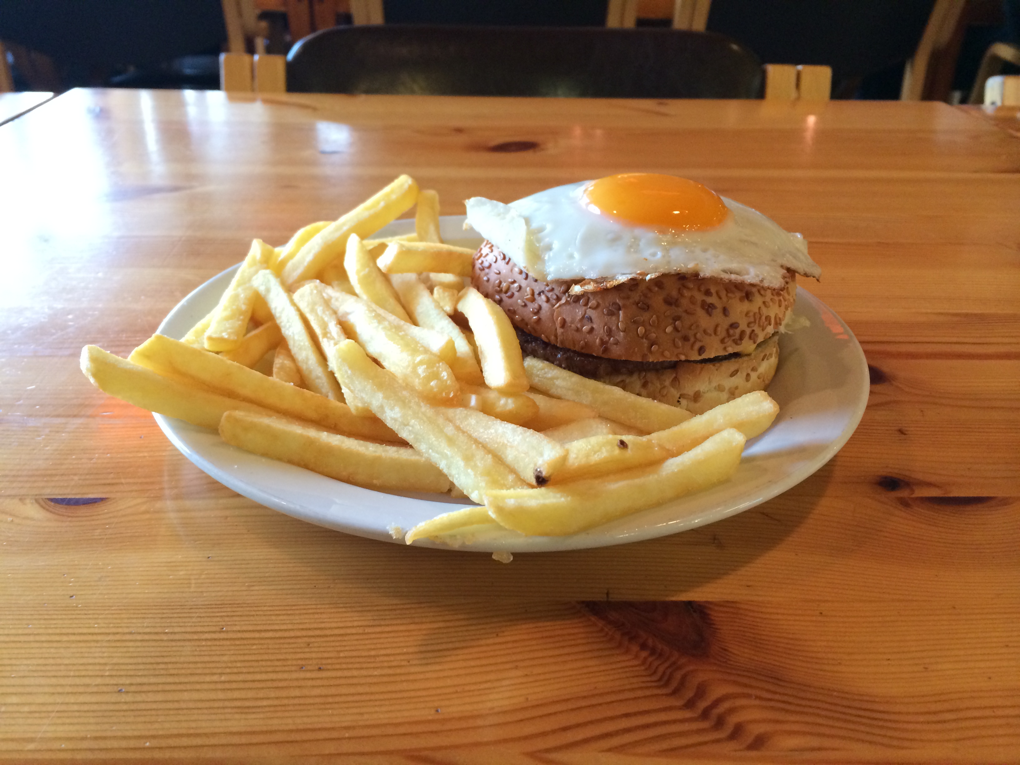 Iceland egg burger